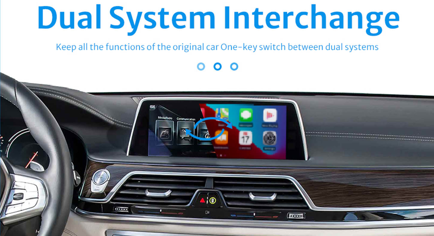 Wireless CarPlay Module Android Apple Auto Interface for BMW EVO X1 F49 X2 F39